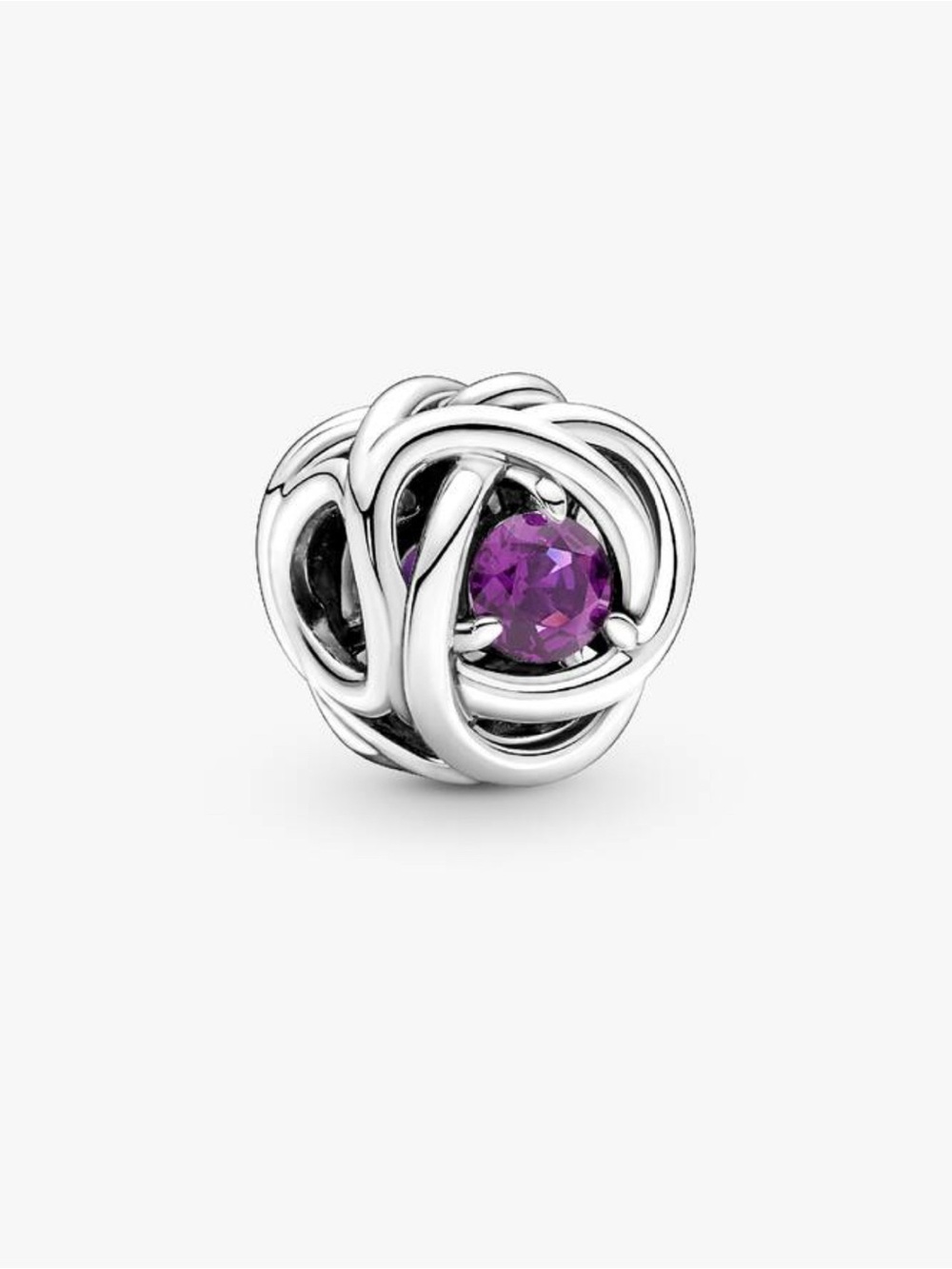 Pandora Purple Eternity Circle Charm